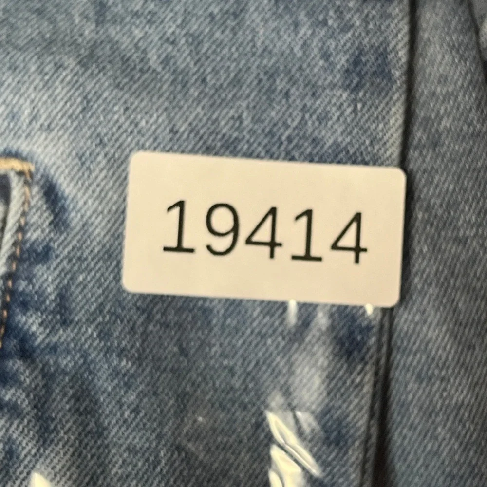 Levis Denim Trucker Jacket Kids Medium 10-12 Blue Light Wash Classic Casual